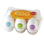 TENGA EGG Set of 6 different EGGs  (box 6 units)