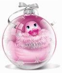 Paris Rose Duckie Ornament