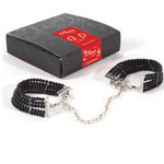 Coffret Plaisir Nacr - Menottes en perles nacres noires