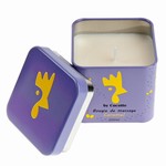 Bougie de massage au caramel