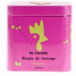 Bougie de massage fraise