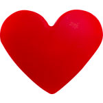 ACCESSOIRES Bijoux de sein Lolos - Lili - Red - Heart