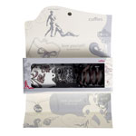ACCESSOIRES Cuffies Menottes - Printed with brown flowers