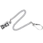 ACCESSOIRES Cuffies Menottes - Freestyle - Grey - Classic - White - Printed with black flowers