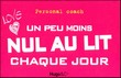 Livre Personal coach - Un peu moins nul au lit chaque jour