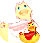 Travel-Size I Rub My Duckie- Red Devil