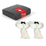 Burlesque Pasties - Leder-Brustschmuck