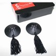 Burlesque Pasties - Leder-Brustschmuck