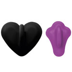 2 pochoirs de rasage intime Love + Lys