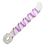Glass Toy  Crystal Pacifier Purple